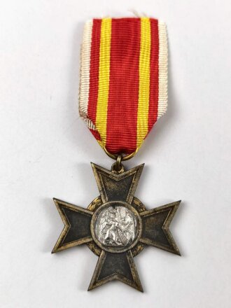 Baden, Kriegsverdienstkreuz 1916, Zink, am Band