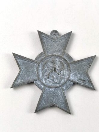 Baden, Kriegsverdienstkreuz 1916, Zink