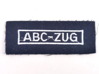 Feuerwehr Ärmelabzeichen " ABC- Zug "...