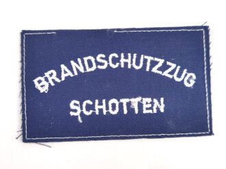 Feuerwehr Ärmelabzeichen " Brandschutzzug...