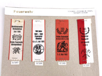 Feuerwehr nach 1945, Diverse Feuerwehr Festtagsanstecker...