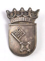 Mützenabzeichen 1. Form der Polizei Bremen " Police "