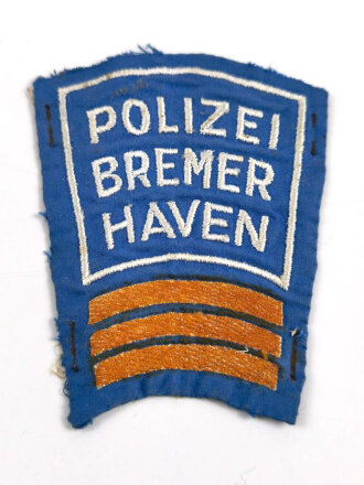 Ärmelabzeichen der Polizei Bremen für das Diensthemd eines Hauptkommissar
