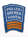 Ärmelabzeichen der Polizei Bremen für das Diensthemd eines Hauptkommissar