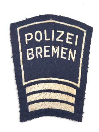 Ärmelabzeichen der Polizei Bremen " Polizei- Obermeister "
