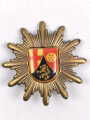 Mützenabzeichen heutige Form der Polizei Rheinland- Pfalz, ein Splint fehlt