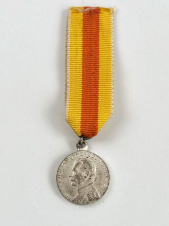 Baden, Minatur  Silberne Verdienstmedaille 1916-1918,...