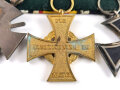 Lippe-Detmold, Ordenspange Eisernes 2.Klasse 1914,  Kriegsverdienstkreuz 1914, Ehrenkreuz für Frontkämpfer