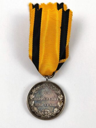 Württemberg,  Silberne Militärverdienstmedaille König Wilhelm II. 1892 - 1918, am Band