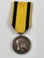 Württemberg,  Silberne Militärverdienstmedaille König Wilhelm II. 1892 - 1918, am Band