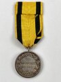 Württemberg,  Silberne Militärverdienstmedaille König Wilhelm II. 1892 - 1918, am Band