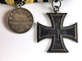 Württemberg, Ordenspange Eisernes Kreuz 2.Klasse 1914,  Silberne Militärverdienstmedaille König Wilhelm II. 1892 - 1918
