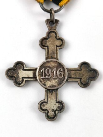 Württemberg,  Charlottenkreuz 1916 in Silber am Band