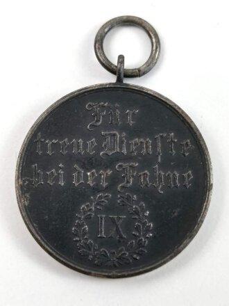 Württemberg, Dienstauszeichnung 3.Klasse 1913 für 9 Jahre. Eisen geschwärzt