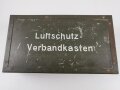 Luftschutz Verbandkasten. Originallack, ungereinigtes Stück, guter Gesamtzustand