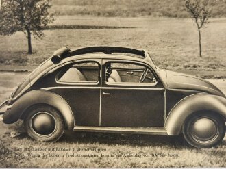 "Dein KDF Wagen" Herausgeber Volkswagenwerk Berlin, Verlag der Deutschen Arbeitsfront. Komplett, guter Zustand