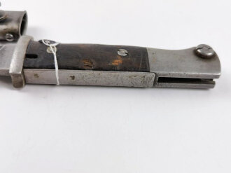 Seitengewehr Modell 84/98 für K98 der Wehrmacht. Gebraucht, . Nummerngleiches Stück von S/173, datiert 1937
