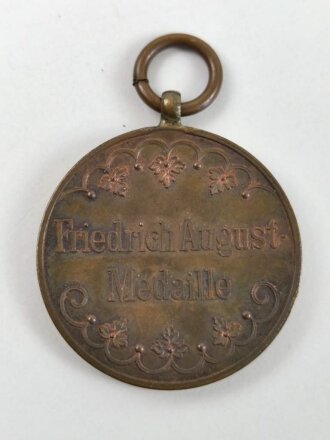 Sachsen Königreich, Friedrich-August Medaille in Bronze