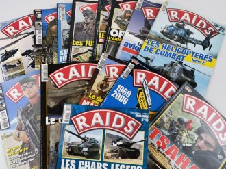 Frankreich, Magazin " RAIDS" 14 Ausgaben, alle...