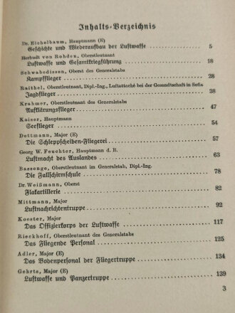 "Das Buch von der Luftwaffe" mit 100 Photos und Zeichnungen im Text