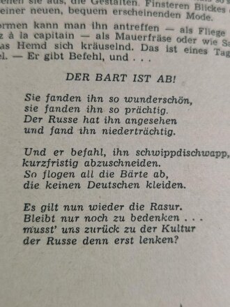 "Dem Paradies entronnen !" Ein Erinnerungsbuch für jeden Rußlandheimkehrer. DIN A5, 64 Seiten