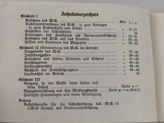 D.130 " Gebrauchsanleitung für MG13" komplett