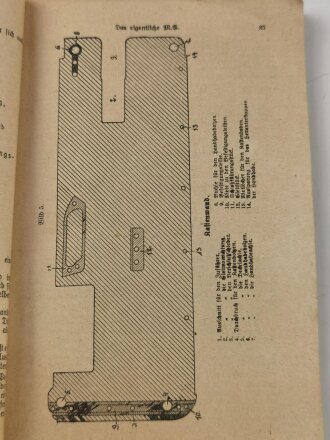 1.Weltkrieg " Unterrichtsbuch für die Maschinengewehr Kompagnien Gerät 08" Berlin 1918 mit 269 Seiten