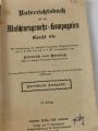 1.Weltkrieg " Unterrichtsbuch für die Maschinengewehr Kompagnien Gerät 08" Berlin 1918 mit 269 Seiten