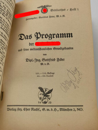 "Das Programm der NSDAP"  und seine...