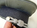 Schirmmütze für Sonderführer Wehrmacht, sehr seltenes, unberührtes Stück