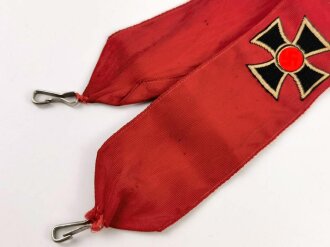 Teil eines Fahnenband ? N.S. Reichskriegerbund. Breite 5cm, Gesamtlänge 49cm