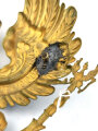 Preussen, Emblem für eine Pickelhaube für Offiziere. Guter Zustand, Abstand der Gewindestangen 76mm