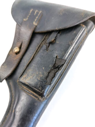 1.Weltkrieg Pistolentasche, das Magazinfach defekt