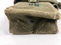 U.S. Pouch small arms, ammunition universal, M1956, 2nd pattern, used, snap hook defect