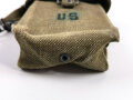 U.S. Pouch small arms, ammunition universal, M1956, 2nd pattern, used, snap hook defect