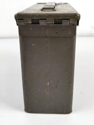 U.S. metal box " 192 Cal. 30 Cartridges in 8 rd clips Bandoleers" uncleaned