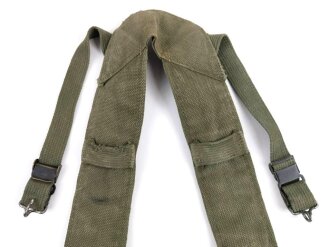 U.S. Army M-1956 Combat Field Pack Suspenders, used