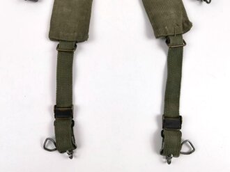 U.S. Army M-1956 Combat Field Pack Suspenders, used