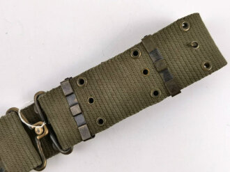 U.S. Army M-1956 Equipment belt ( pistol belt ) Vertical Weave, measures 87cm as is