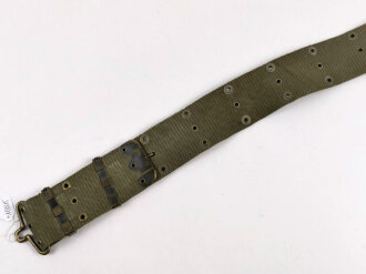 U.S. Army M-1956 Equipment belt ( pistol belt ) Vertical Weave, measures 87cm as is