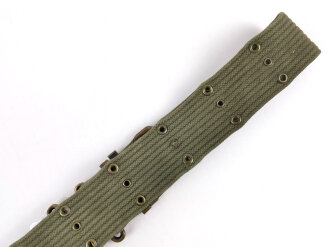 U.S. Army M-1956 Equipment belt ( pistol belt ) Horizontal Weave, measures 123cm as is