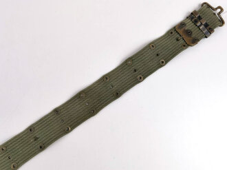 U.S. Army M-1956 Equipment belt ( pistol belt ) Horizontal Weave, measures 123cm as is