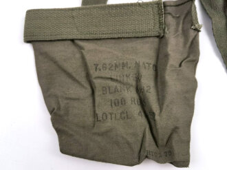 U.S. bag, 7,62mm Nato Linked Blank M82, 100 rds