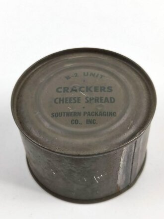 U.S. B-2 Unit " Crackers Cheese Spread" unopened, for display only