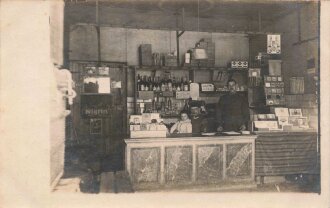 1.Weltkrieg , Foto Kantine Fernsprechabteilung 718, datiert 1917, Maße 9x14cm