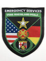 U.S. Army "Emergency Services USAG Rheinland-Pfalz" Armabzeichen, sie erhalten ein ( 1 ) ungetragenes Stück