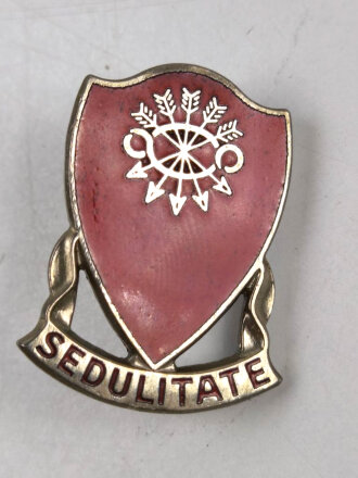 US Army Unit Crest: 78th Engineer Battalion - Motto: SEDULITATE