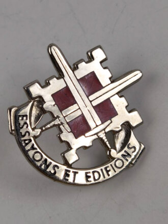 US Army Unit Crest: 18th Engineeer Brigade - Motto:...