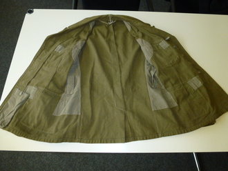 Tropenjacke Afrikakorps Heer. 1.Modell , deutlich getragenes Stück in gutem Zustand, selten