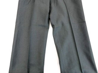 U.S. 1968 dated Trousers Mens, Class A Serge Green Wool . W-36, L-32.  Unissued